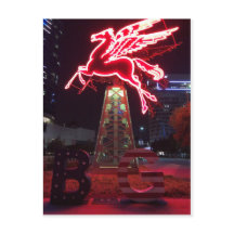 Pegasus Red Flies Horse i Dallas