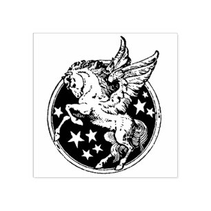 Pegasus Rubber Frimärke Stämpel