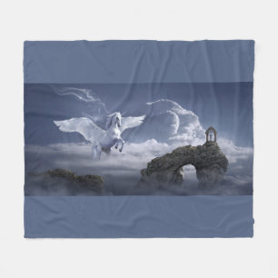 Pegasus under flygning fleecefilt