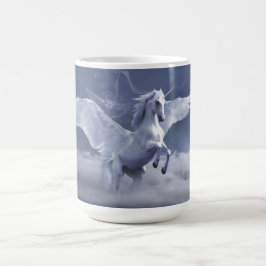 Pegasus under flygning kaffemugg
