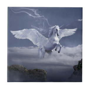 Pegasus under flygning kakelplatta