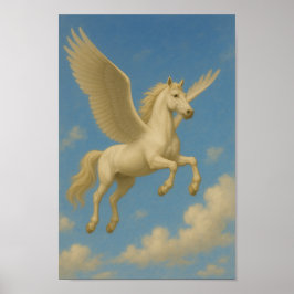Pegasus under flygning - Legends Skybundet själ Poster