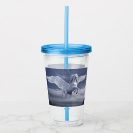 Pegasus under flygning take away mugg