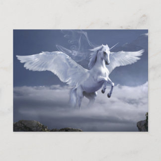 Pegasus under flygning vykort