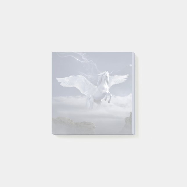 Pegasus under flykt post-it block (Framsida)