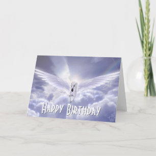 Pegasus Unicorn Grattis på födelsedagen Greeting C Kort