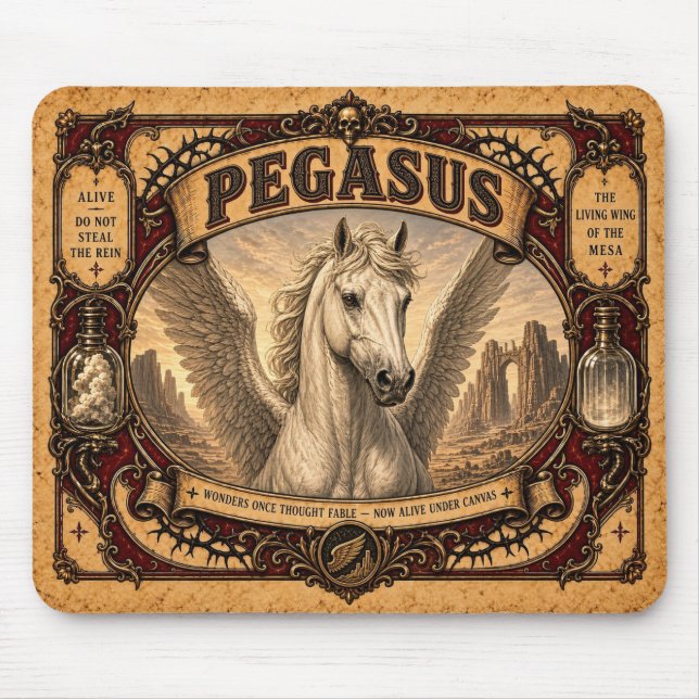 Pegasus, Vintage Circus Monster Musmatta (Framsidan)