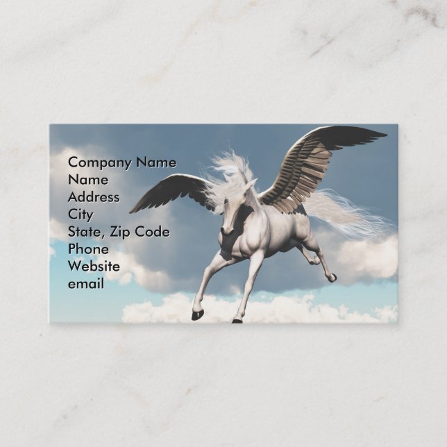 Pegasus Visitkort (Framsida)