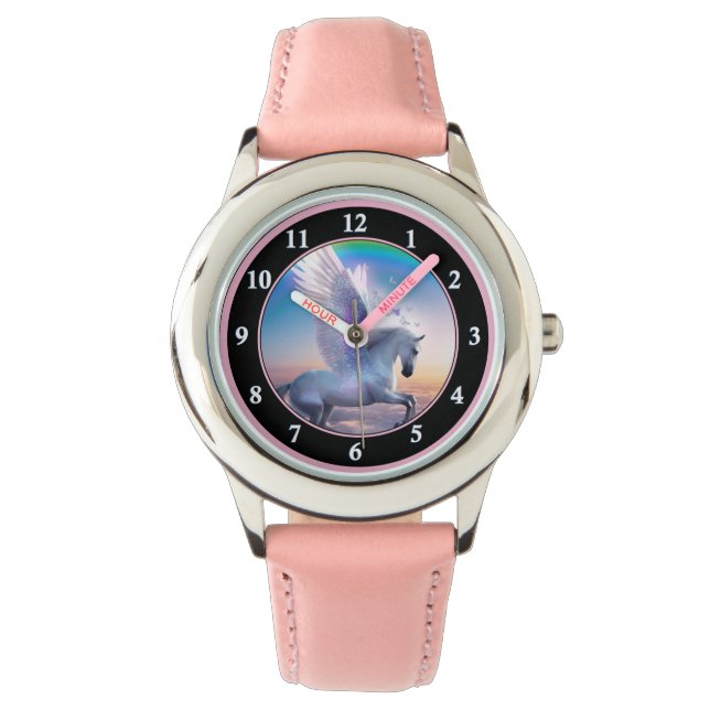 Pegasus with Rainbow Armbandsur (Framsida)
