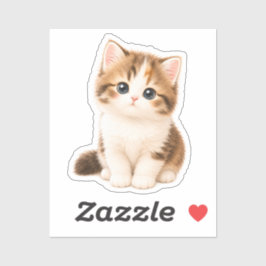 Pegatina Gatito Kawaii Adorable Klistermärken