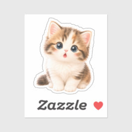Pegatina Gatito Kawaii Adorable Klistermärken