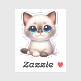 Pegatina Gatito Kawaii Adorable Klistermärken