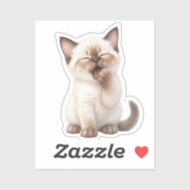 Pegatina Gatito Kawaii Adorable Klistermärken
