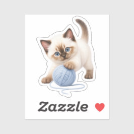 Pegatina Gatito Kawaii Adorable Klistermärken