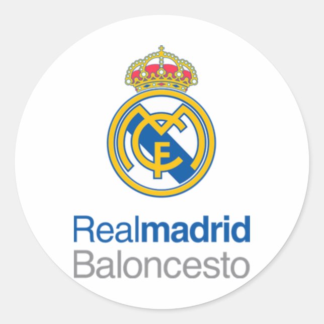 pegatina madridista runt klistermärke (Framsida)