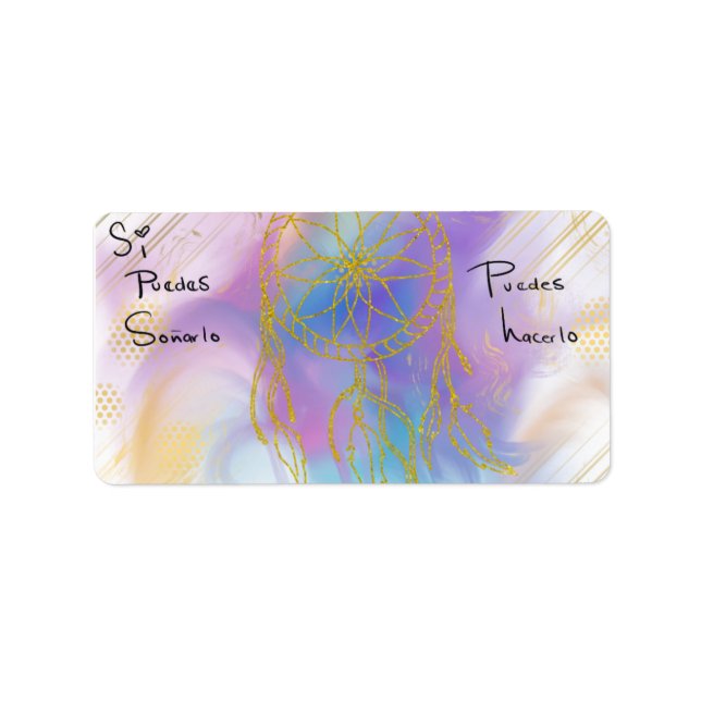 Pegatina puedes hacerlo  adressetikett (Framsidan)