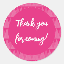 Pegatina redonda texto editable runt klistermärke