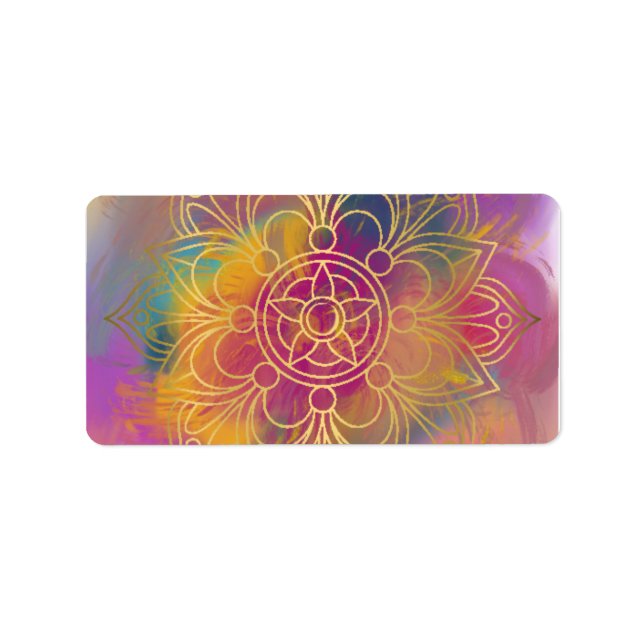 Pegatinas atrapasueños  adressetikett (Framsidan)