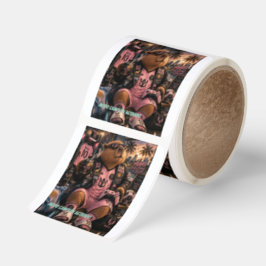 Pegatinas Capibarra 10. Modo campeón activado. Fyrkantigt Klistermärke