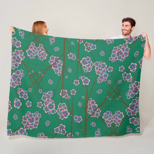 Pegendomlig Grenar Fleece Blanket (På plats)