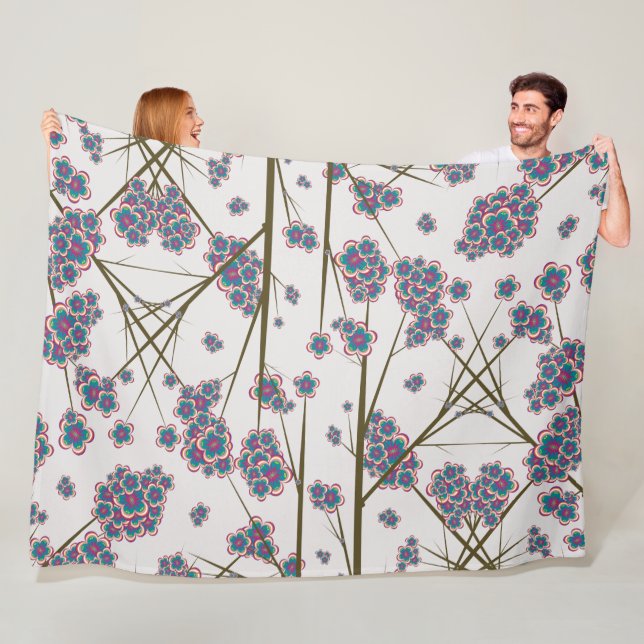 Pegendomlig Grenar Fleece Blanket (På plats)