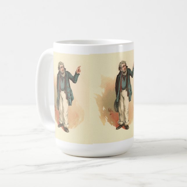 Peggotty av Kyd - Dickens' David Copperfield Kaffemugg (Framsida vänster)