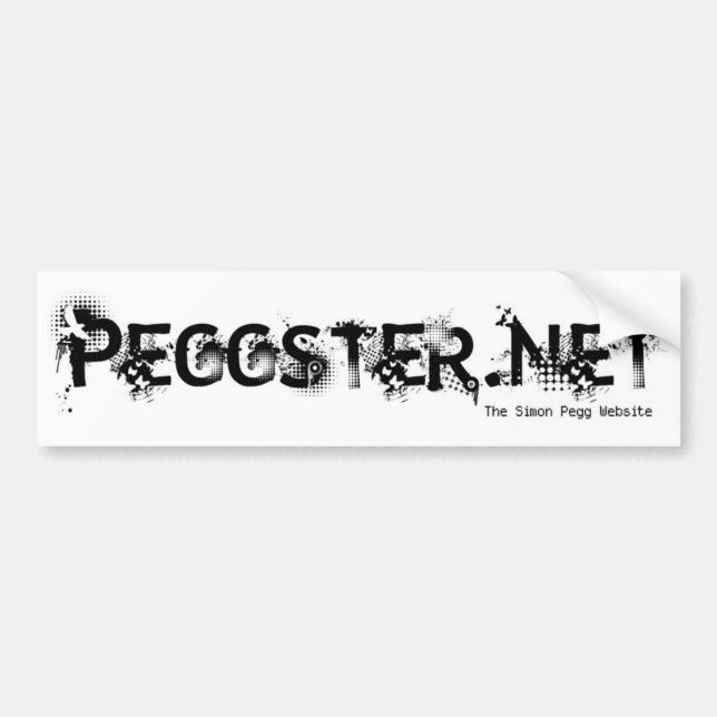 Peggster.net klistermärke (Framsidan)