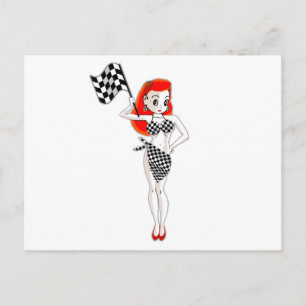 Peggy Pitstop Vykort