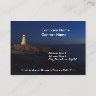 Peggy's Cove business card template Visitkort