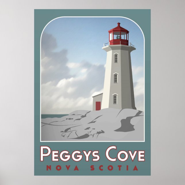 Peggy's Cove Deco Poster (Framsidan)