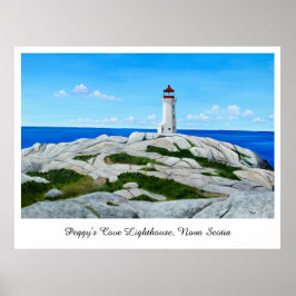 Peggy's Cove fyr Poster