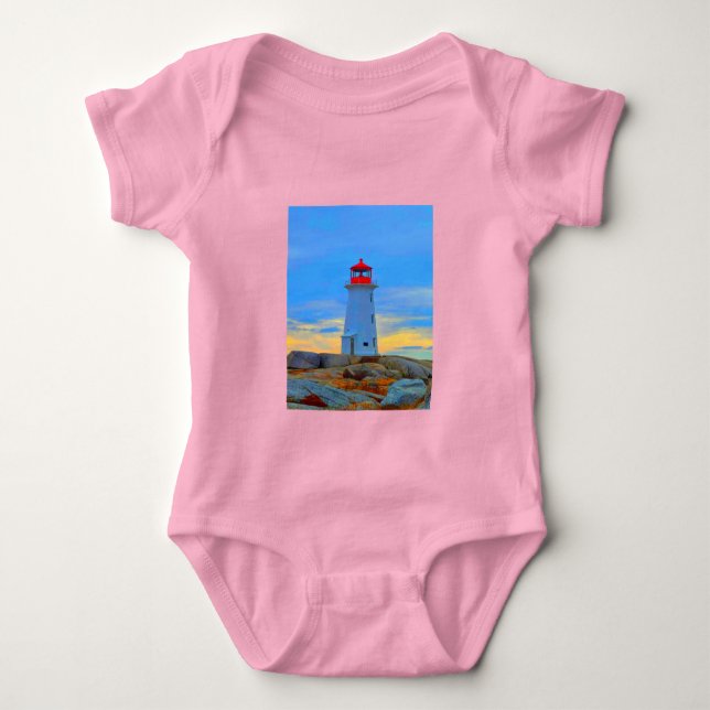 Peggy's cove fyr shirt fyr route t (Framsida)