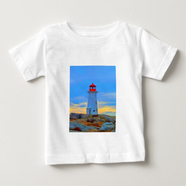 Peggy's cove fyr shirt fyr route t shirt (Framsida)