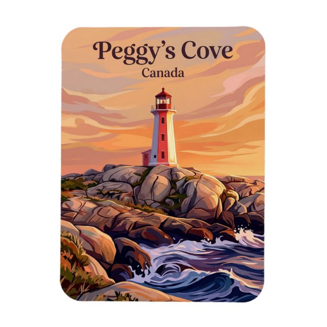 Peggy's Cove Kanada Magnet (Vertikal)