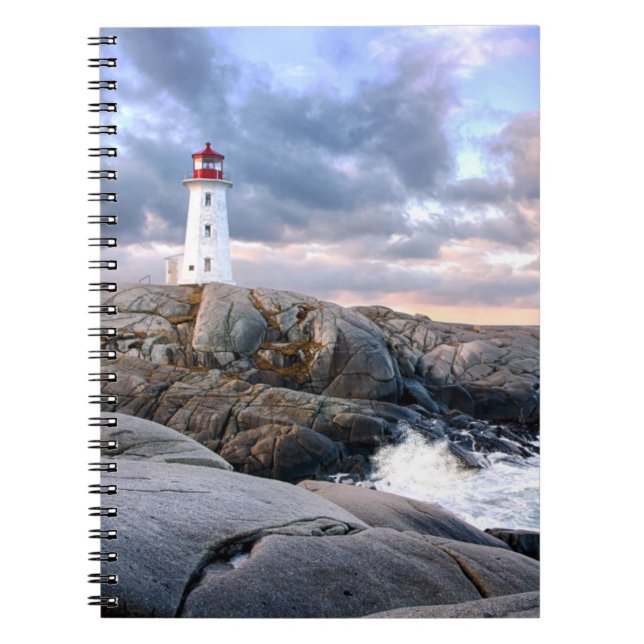 Peggy's Cove Lighthouse Anteckningsbok (Framsidan)