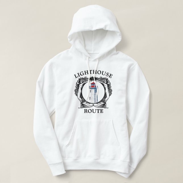 Peggy's Cove Lighthouse hoodie Lighthouse Route (Design framsida)