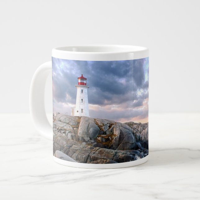 Peggy's Cove Lighthouse Jumbo Mugg (Framsida vänster)