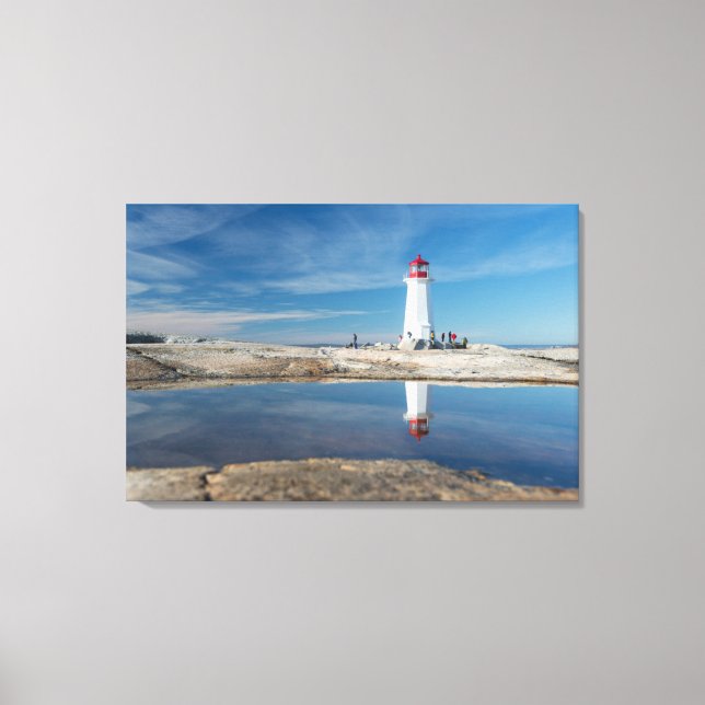 Peggy's Cove Lighthouse | Kanada Canvastryck (Framsida)