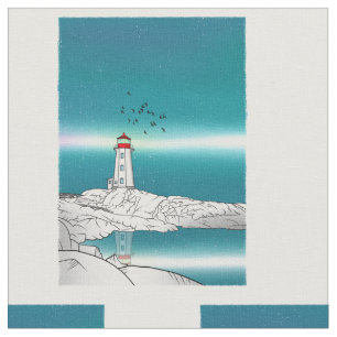 Peggys Cove Lighthouse Kanada Nova Scotia Tyg