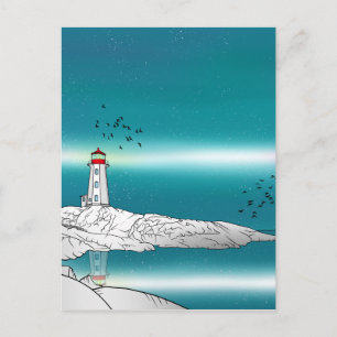 Peggy's Cove Lighthouse Kanada Vykort