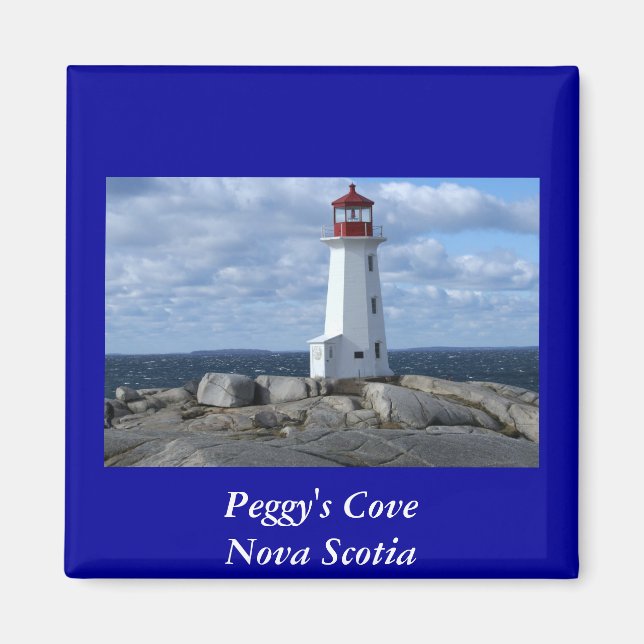 Peggy's Cove Lighthouse Magnet (Framsidan)