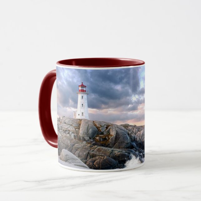 Peggy's Cove Lighthouse Mugg (Framsida vänster)