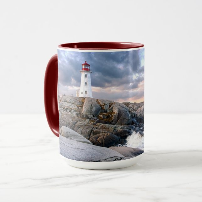 Peggy's Cove Lighthouse Mugg (Framsida vänster)