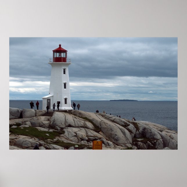 Peggy's Cove Lighthouse, Nova Scotia-fotot poster (Framsidan)
