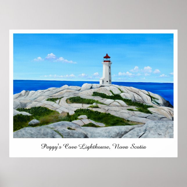 Peggy's Cove Lighthouse Poster (Framsidan)