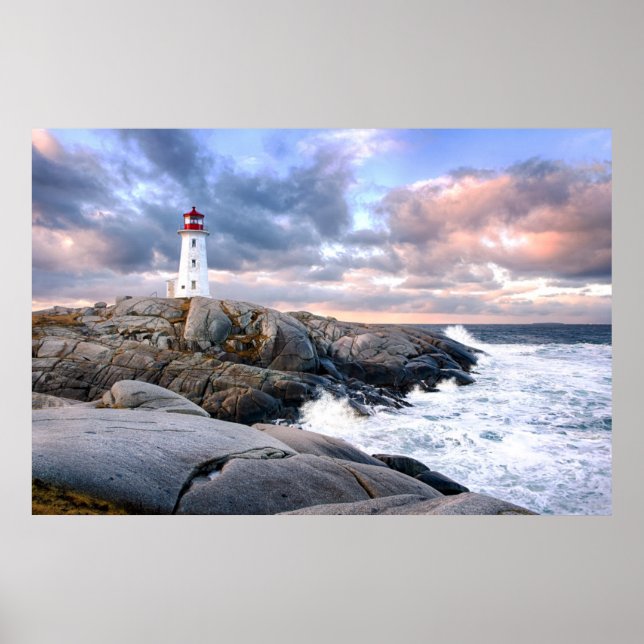 Peggy's Cove Lighthouse Poster (Framsidan)