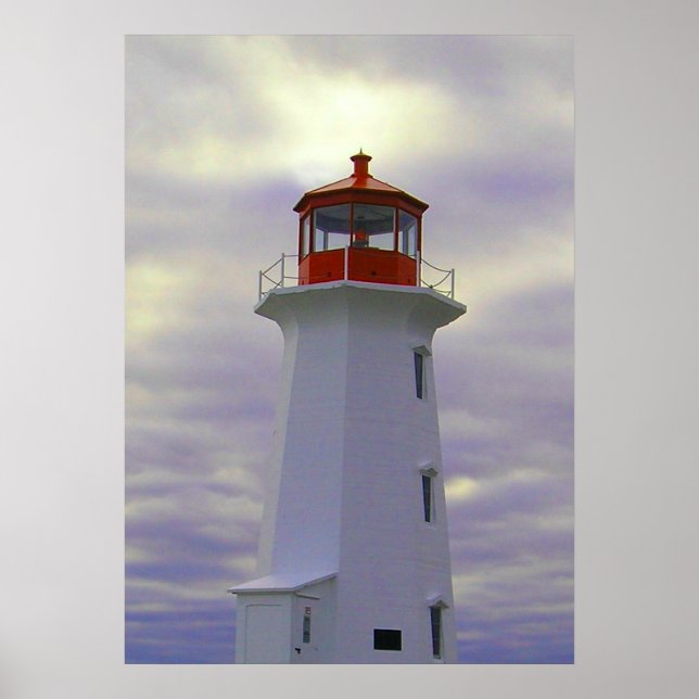 Peggy's Cove Lighthouse poster Nova Scotia (Framsidan)