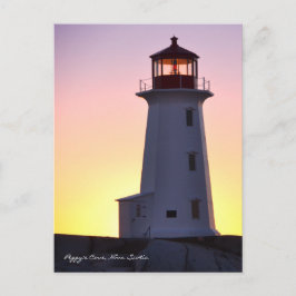 Peggy's Cove Lighthouse Route Nova Scotia Vykort