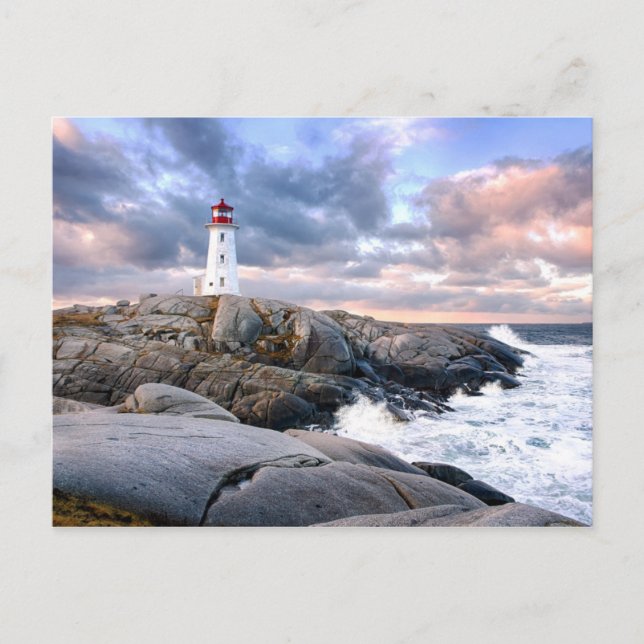 Peggy's Cove Lighthouse Vykort (Framsida)