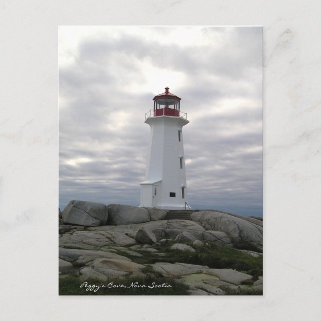 Peggy's Cove Nova Scotia Canada Post Card Vykort (Framsida)